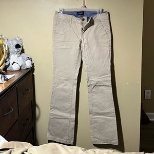 American eagle outfitters size 4 long stretch khakis
